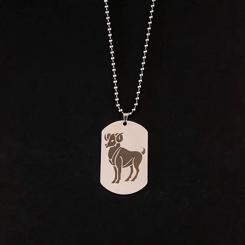 🔥 Bold, fearless, and full of energy — that’s Aries spirit.
This striking Aries Zodiac Pendant Necklace embodies the confidence and passion of those born under this fire sign (March 21 – April 19). The polished stainless steel tag features an elegant engraving of the ram — a symbol of courage, leadership, and determination.
♈ Meaning:
Aries represents strength, initiative, and bold beginnings. This pendant reminds you to take action, follow your instincts, and lead with confidence.