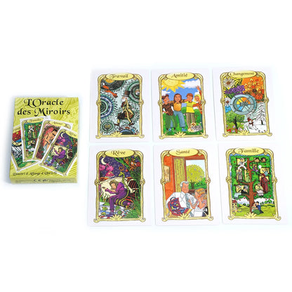 Français Oracle Des Miroirs French of Tarot Cards Un Outil Précieux Pour La Divination Et La Guidance Spirituelle Board Game
