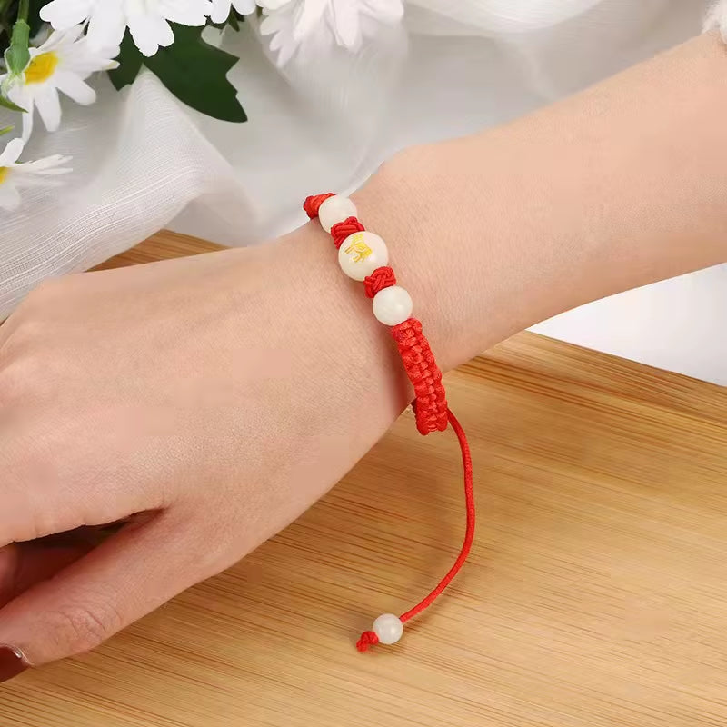 12 Zodiac Signs Luminous Bracelet for Women Men Handmade Adjustable Weaving Leather Chain Bracelet Fashion Jewelry Gift
